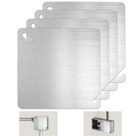 4x4 metal electrical box cover|4 x4 outlet cover.